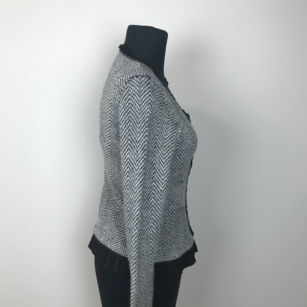 ANTHROPOLOGIE GUINEVERE herringbone sweater Sz S - Picture 4 of 7
